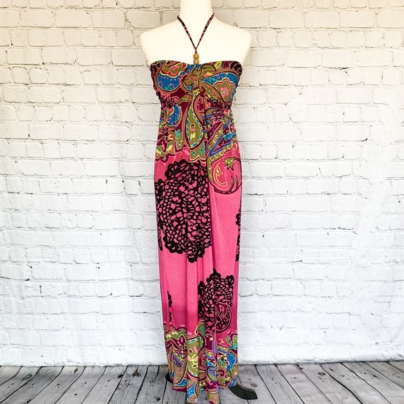 2/$20🛍 Pink Maxi Beach Dress - Picture 1 of 6